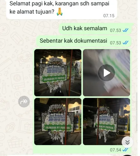 Pengiriman Papan Bunga Selamat Pegangsaan