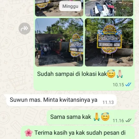 Pengiriman Papan Bunga Duka Pegangsaan