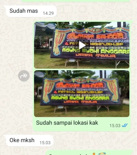 Pengiriman Papan Bunga Pegangsaan