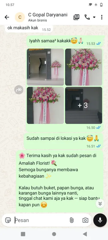 Pengiriman Karangan Bunga Pegangsaan