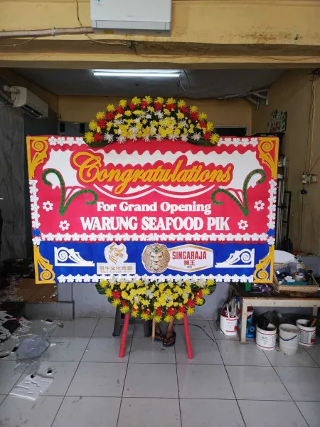 Papan Bunga Ucapan Selamat Pegangsaan