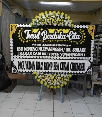 Papan Bunga di Pegangsaan